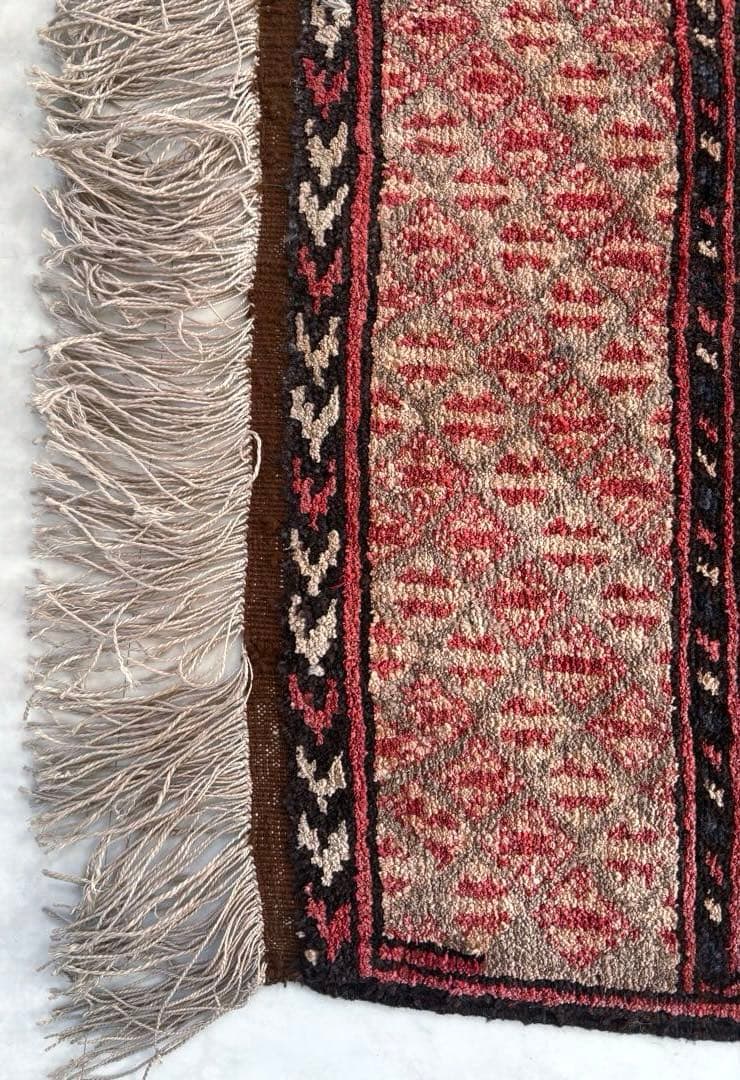 パキスタン絨毯　手織り　ペルシャ　トルクメン　アフガン　コットン　ヴィンテージ