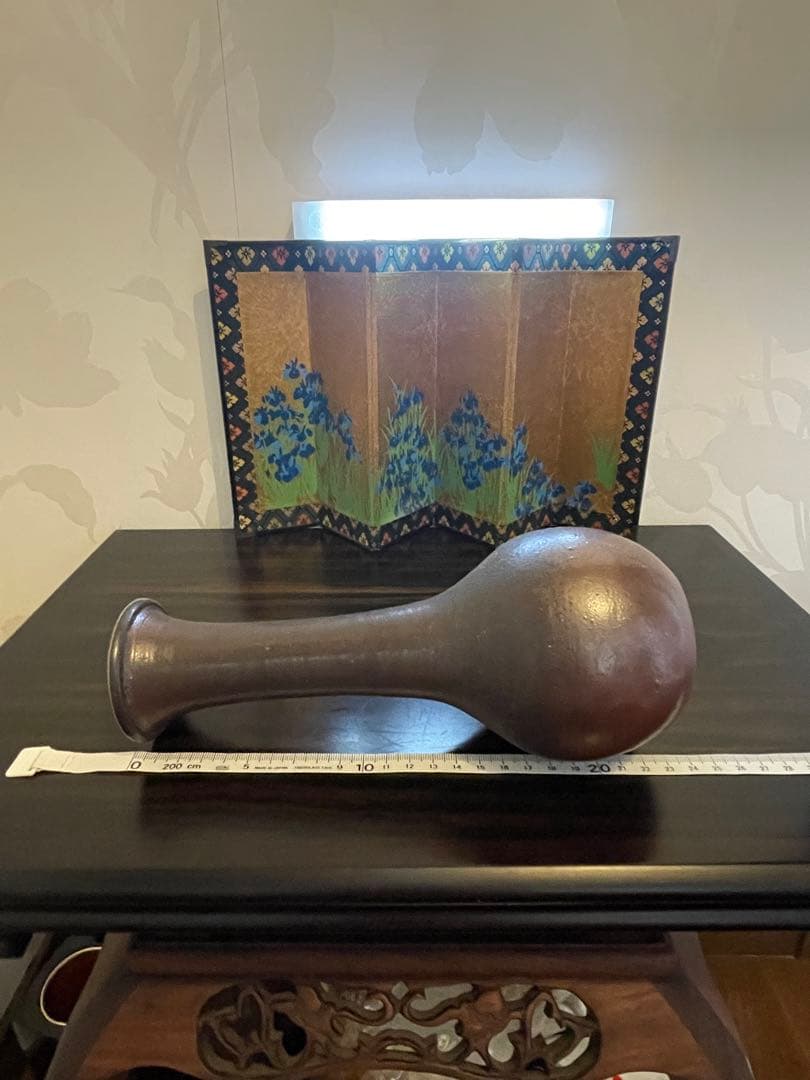 美品　作家物　備前焼　花瓶　一輪挿し　陶器製 手作り陶器　花器5点セット