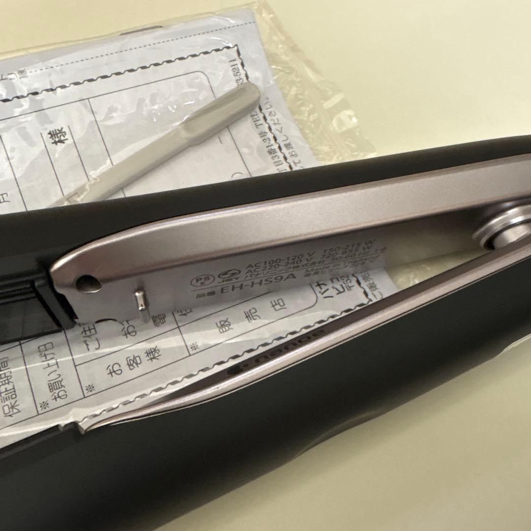 パナソニック ヘアアイロン ストレート用 海外対応 ナノケア EH-HS9A-K