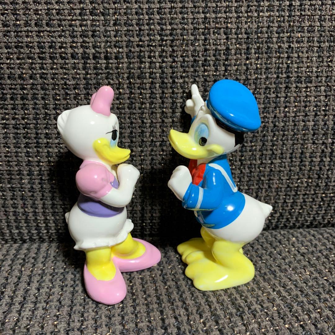 希少 レア ディズニー ミッキー＆フレンズ 陶器 フィギュア オルゴール セット