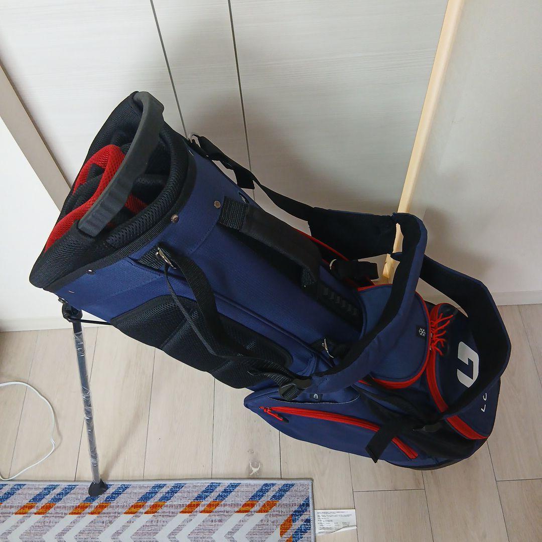 週末バーゲン LOVACEキャディバック　新品（軽量、14分割）