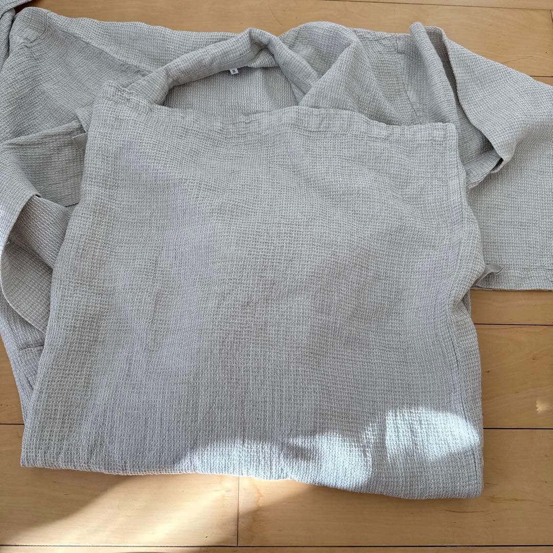 未使用LAPUAN KANKURIT (ラプアン カンクリ)リネンバスローブ