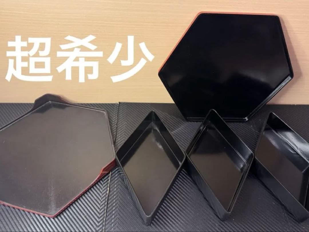 【極美品・超希少‼️】昭和 当時物 日本 伝統工芸品 漆器 重箱 レトロ 60年前