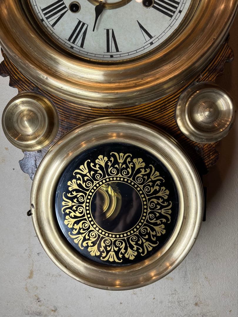 精工舎　だるま　柱時計　古時計　振り子　レトロ　ゼンマイ　ボンボン　アンティーク