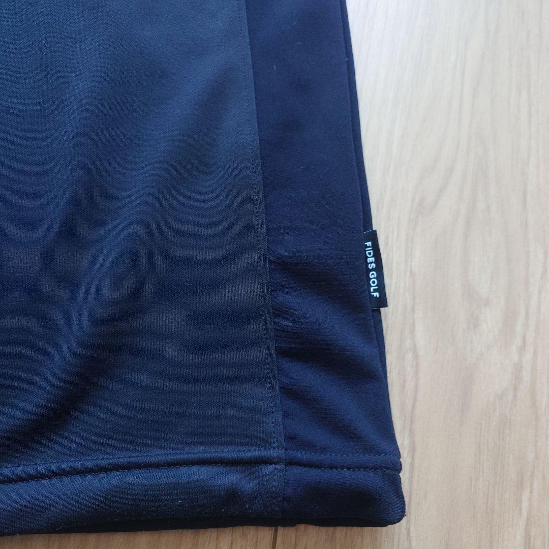 FIDES GOLF ブラック ハーフジップ セーター