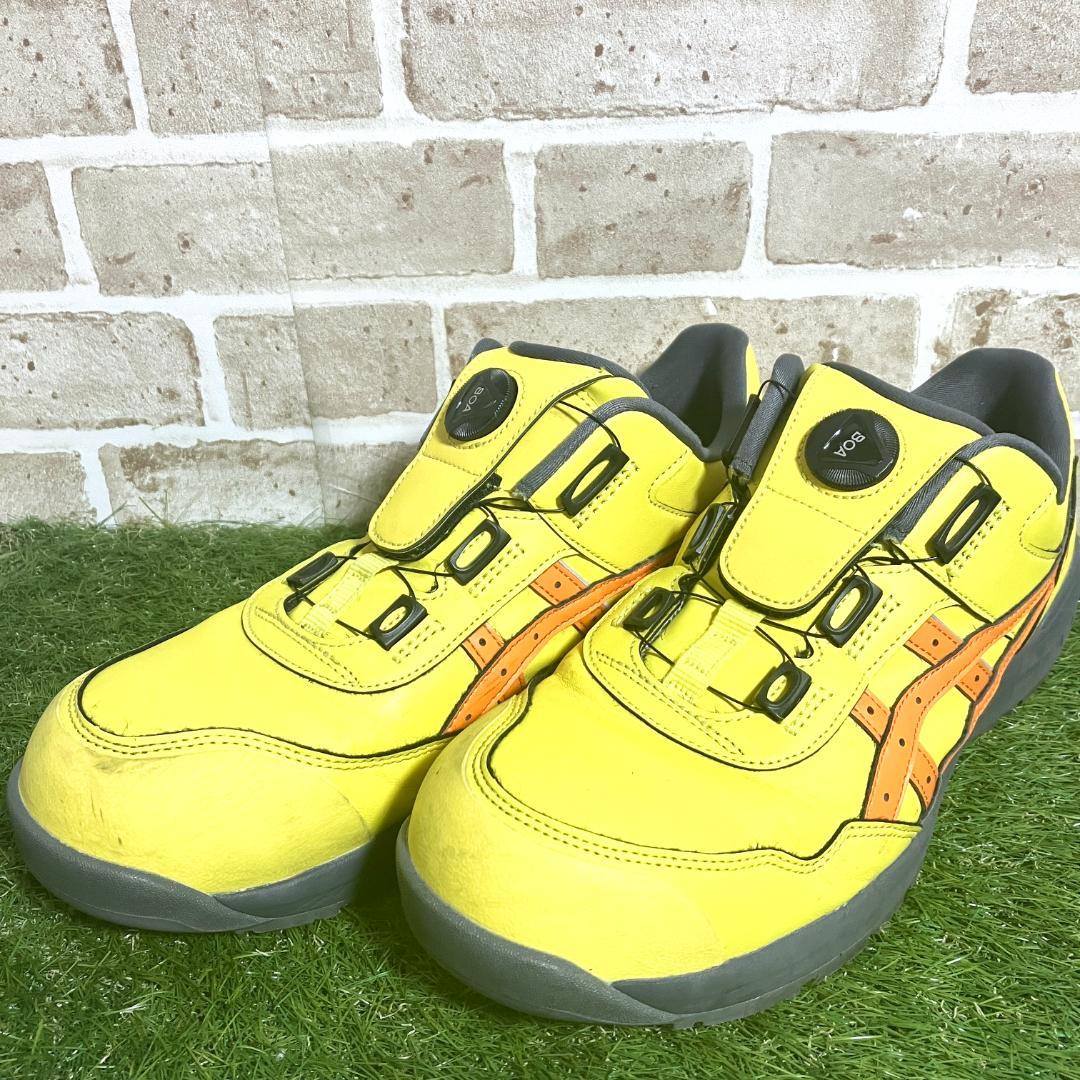 【早い者勝ち】良品 アシックス 1273A029 安全靴 29.0cm イエロー