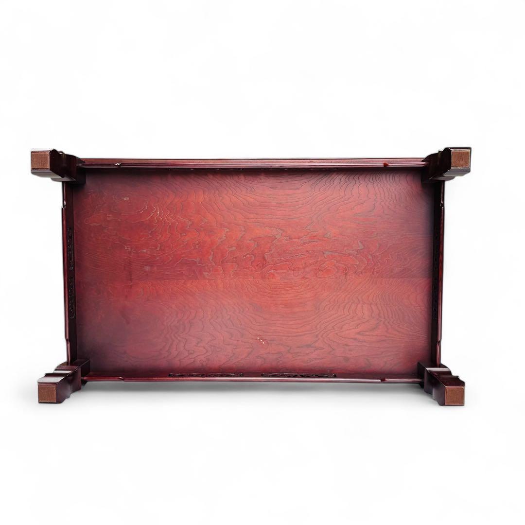 ローテーブル センターテーブル 枝梅絵飾り 金糸銀糸 座卓 昭和レトロ テーブル