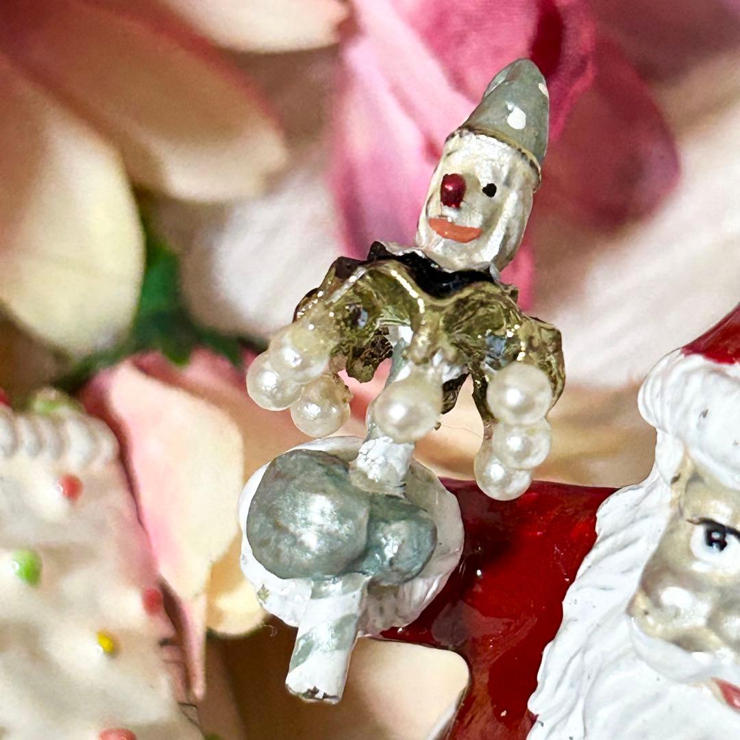 【美品】シリウス ピューター ジュエリーケース 真鍮 サンタ スノーマン お家