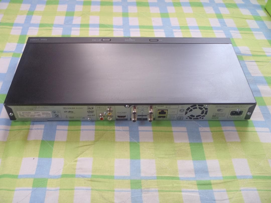 SHARP　AQUOS　ブルーレイレコーダー　2B-C10CW1　２０２１年製