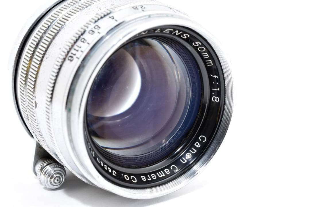 【良品】Canon 50mm F1.8 ライカL39マウント 初期