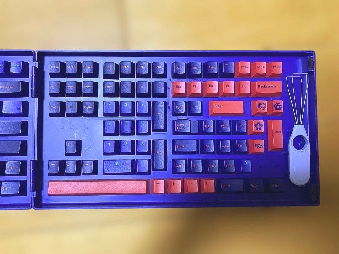 Akko keycap set cherry Neon 値下げ交渉可能です
