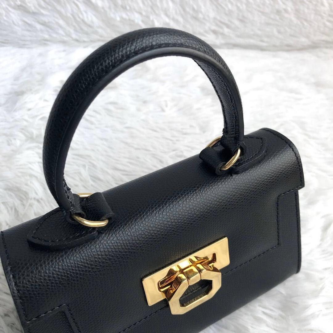 ショルダーバッグ レディース 黒 CARBOTTI カルボッティ 本革 レザー