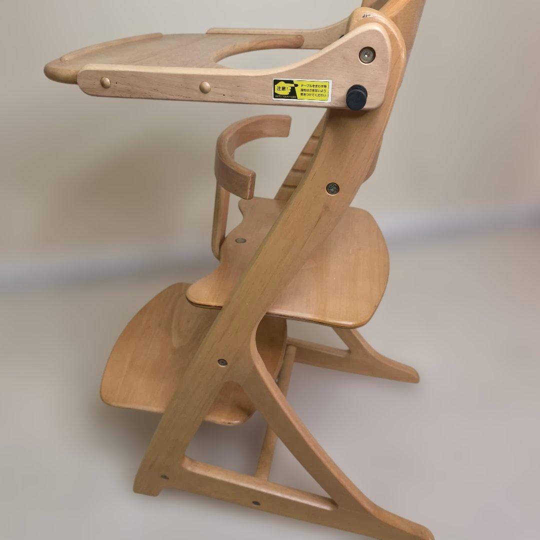 【美品】大和屋 すくすくチェアスリムプラス テーブル＆ガード付