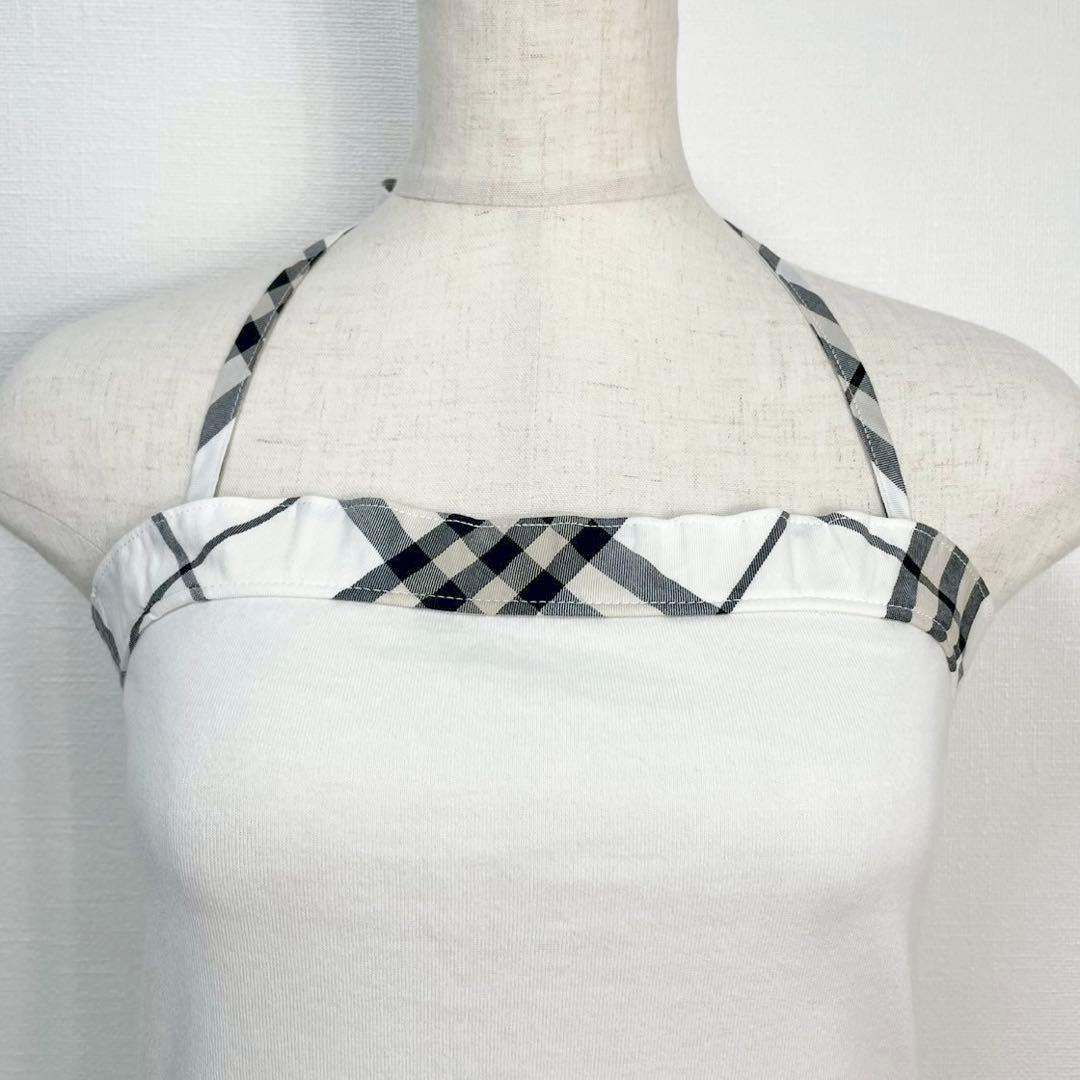 y2k✨️ BURBERRY BLUE LABEL ホルターネック キャミ