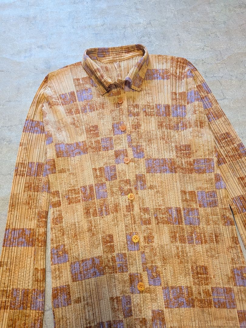 ISSEYMIYAKE プリーツプリーズ ブラウス シャツ 日本製 3