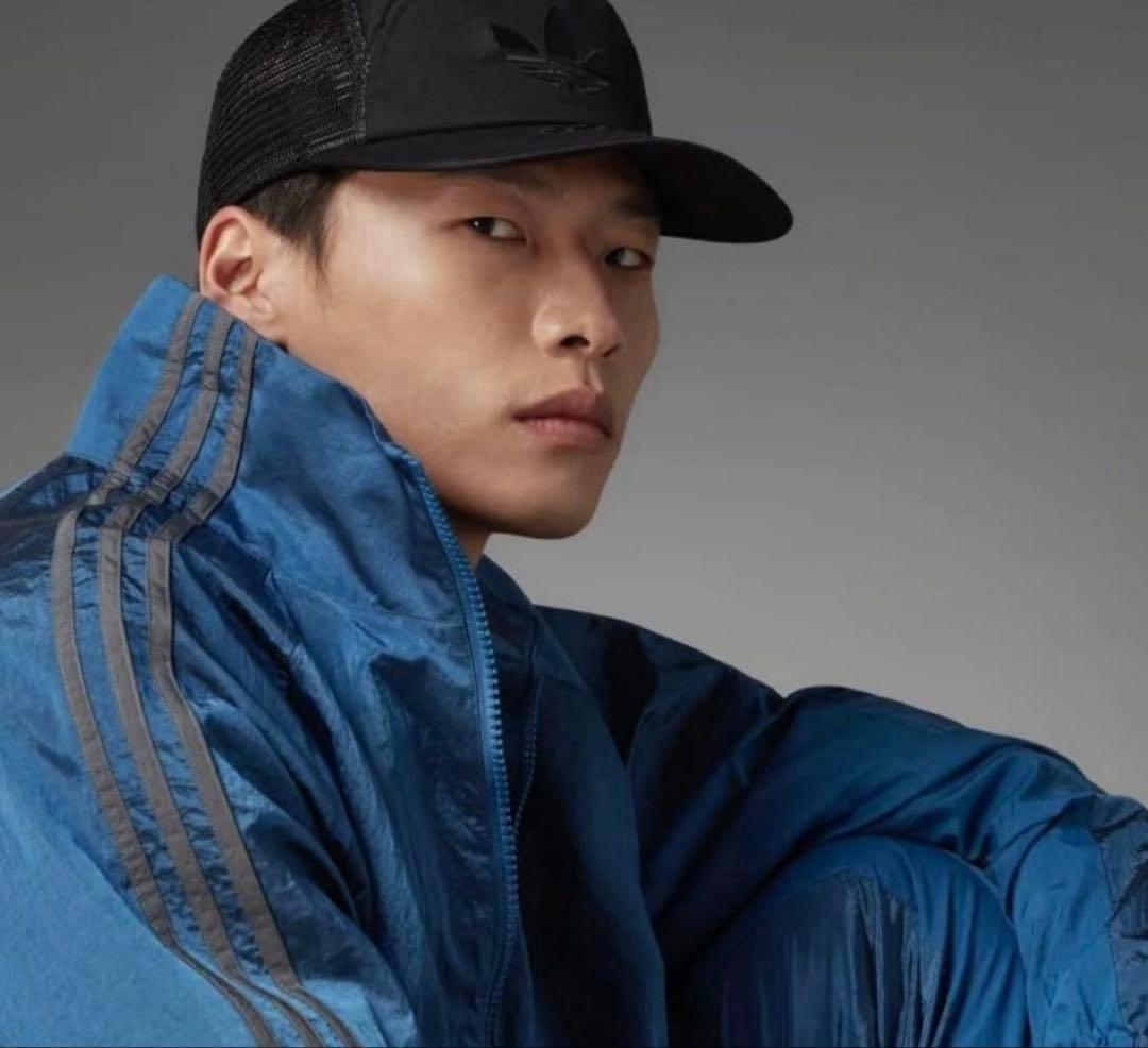 【adidas BLUE VERSION】新品BBブロックドトラックトップXS