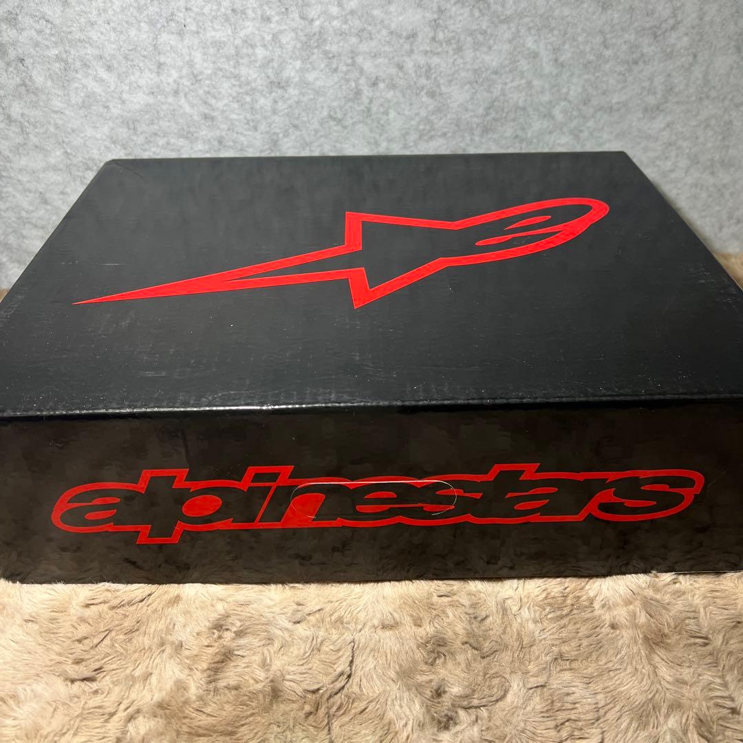 alpinestarsバイクブーツ ブラック/ホワイト SMX-Sブーツ