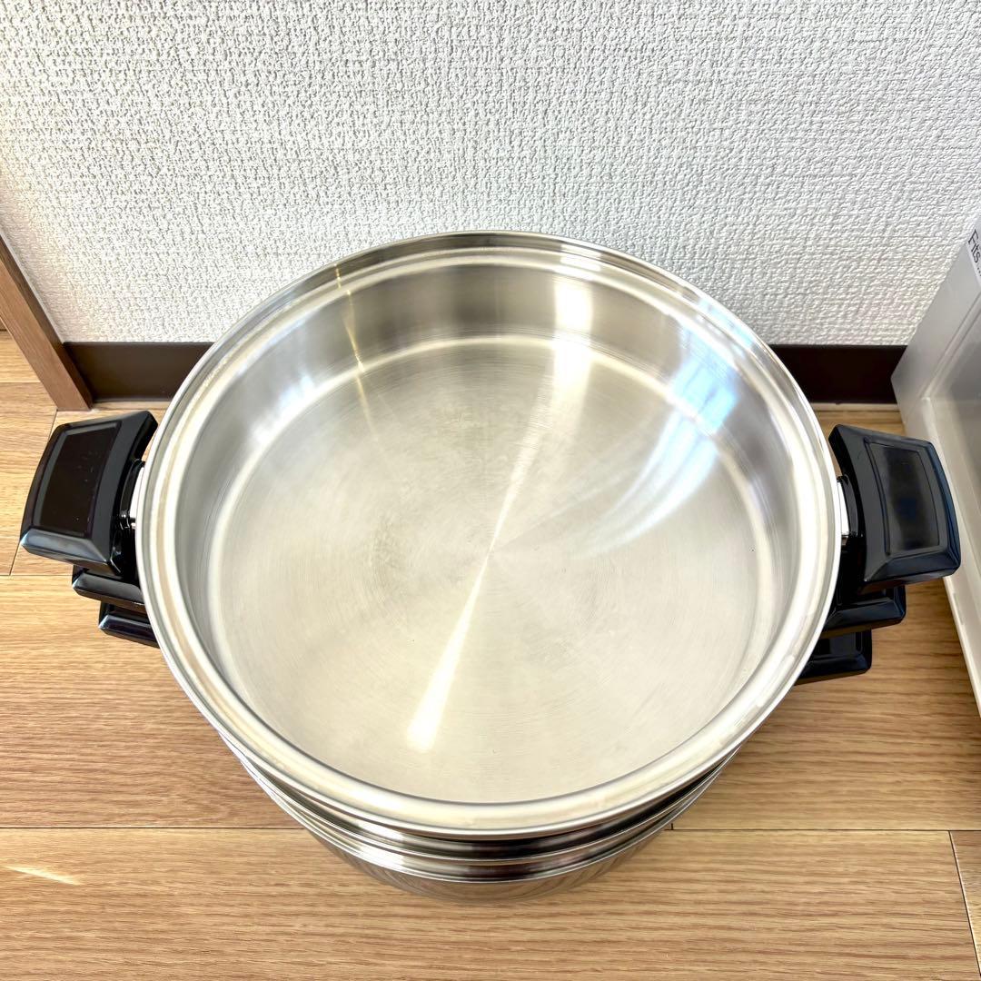 【超美品】ロイヤルクイーン　大フライパン　6リットル鍋セット　IH対応