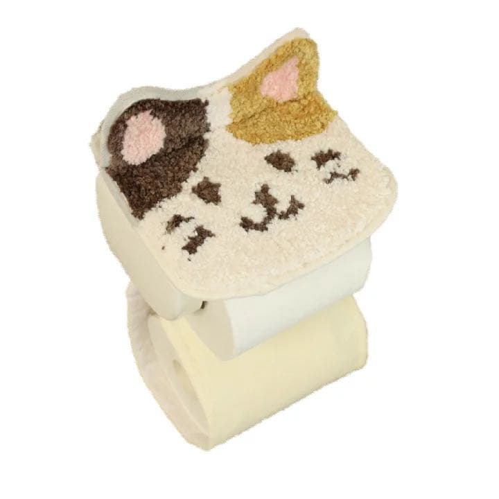 ねこ トイレマット セット ５点 トイレ 吸着タイプ にゃんこ キャット 猫