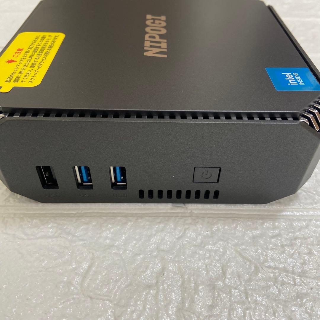 1品限り❤️ミニPC N100最大3.4GHz 16GB変装可 8GB 256GB