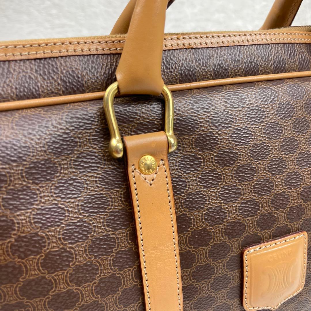 超極美品✨CELINEセリーヌ✨マカダム✨ブリーフケースビジネスバッグ✨ベージュ