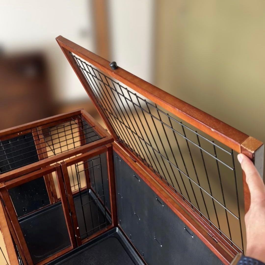 折り畳み木製犬用ケージ 12年程前6万で購入 静岡市取りに来てくれる方限定です