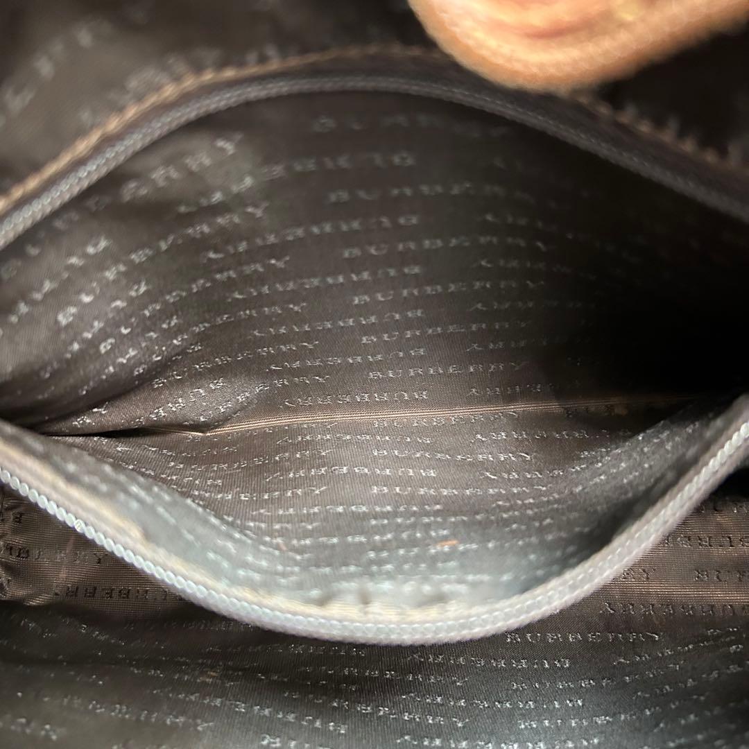 美品　バーバリー　ワンショルダーバッグ　ノバチェック　シャドーホース　肩掛け◎