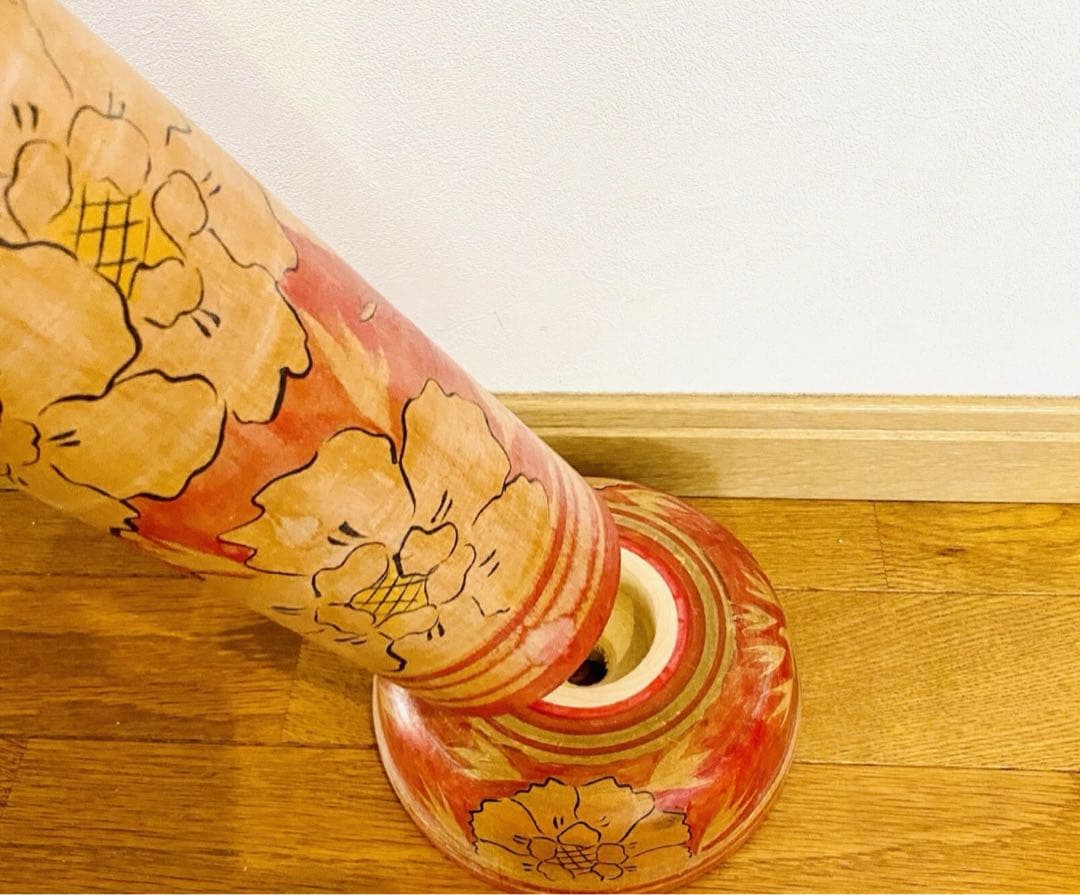 中古　こけし　日本　人形　木製　特大　本多伸夫　55cm コレクション　伝統