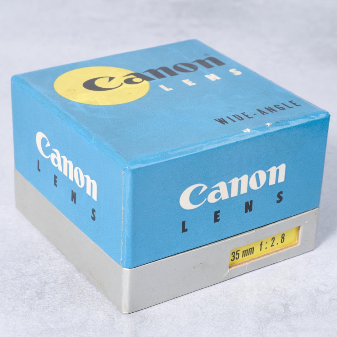 CANON LENS 35mm F2.8 L39 箱付