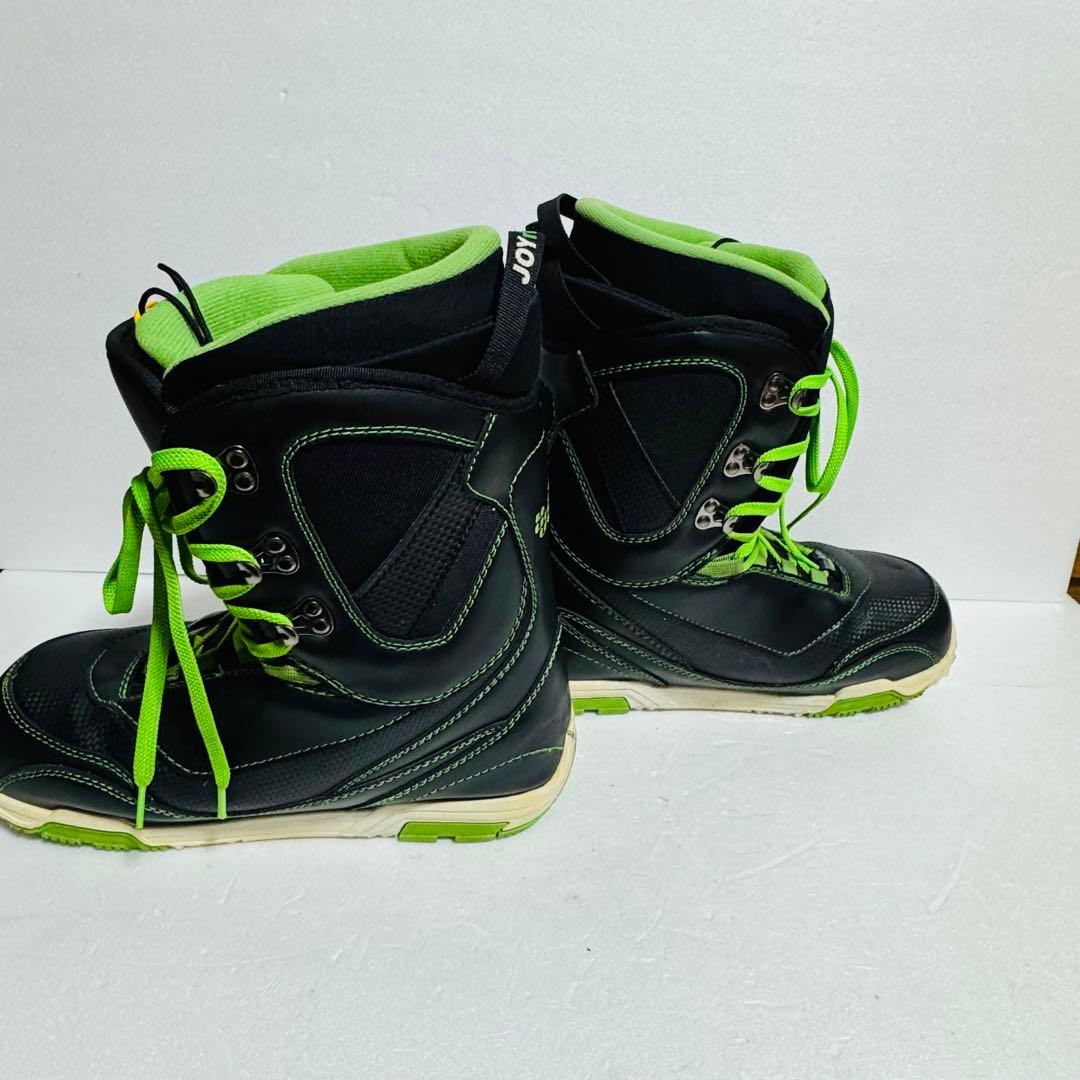 28cm JOYride スノーボードブーツ 黒/緑初心者格安特価激安