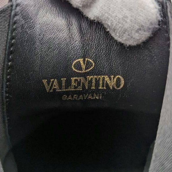 VALENTINO 厚底 サイドゴアブーツ ユニークフォーム Vロゴ
