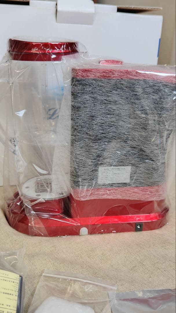 未使用 高濃度水素水生成器 ビクトリージャパン ルルド HS-72 ワインレッド