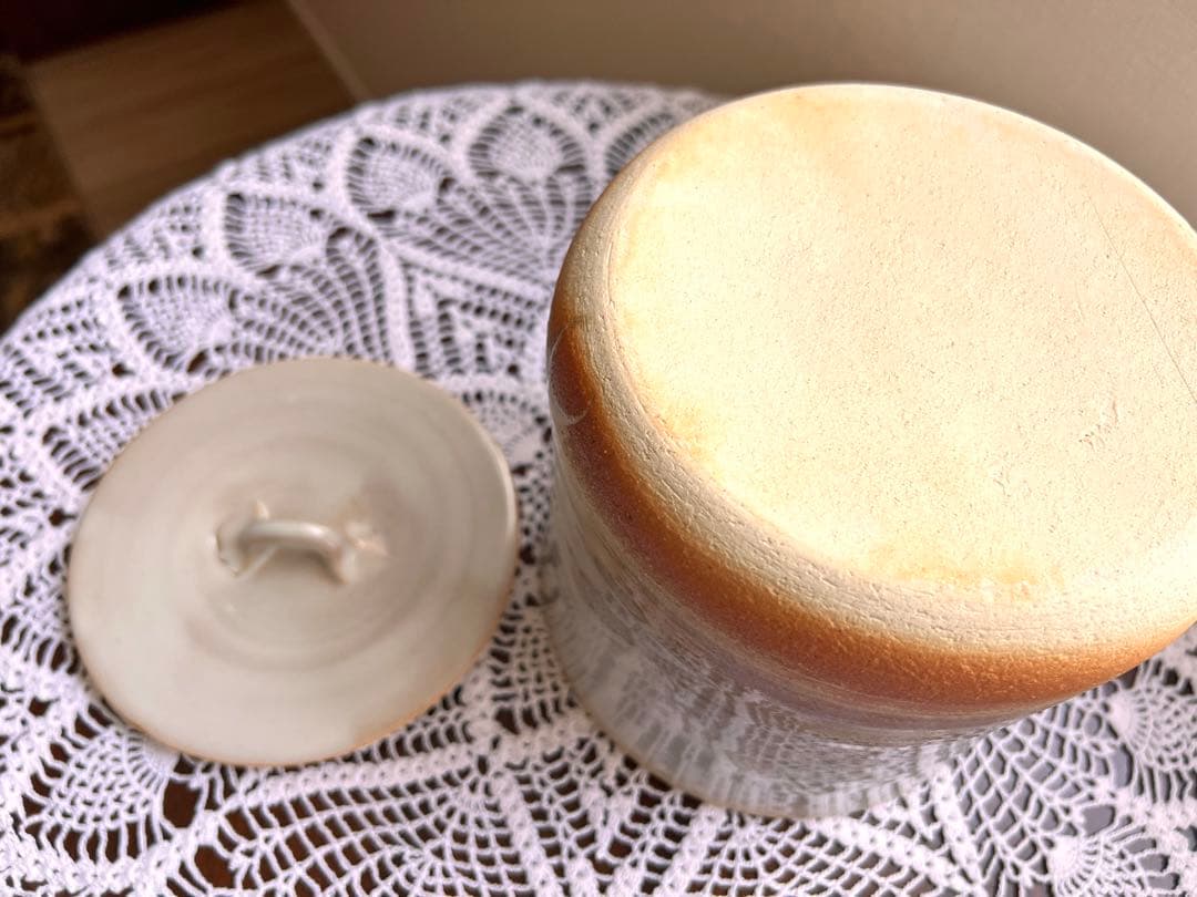 ☆萩焼 水差 窯元松籟庵 城山 渡辺城山作 共箱入