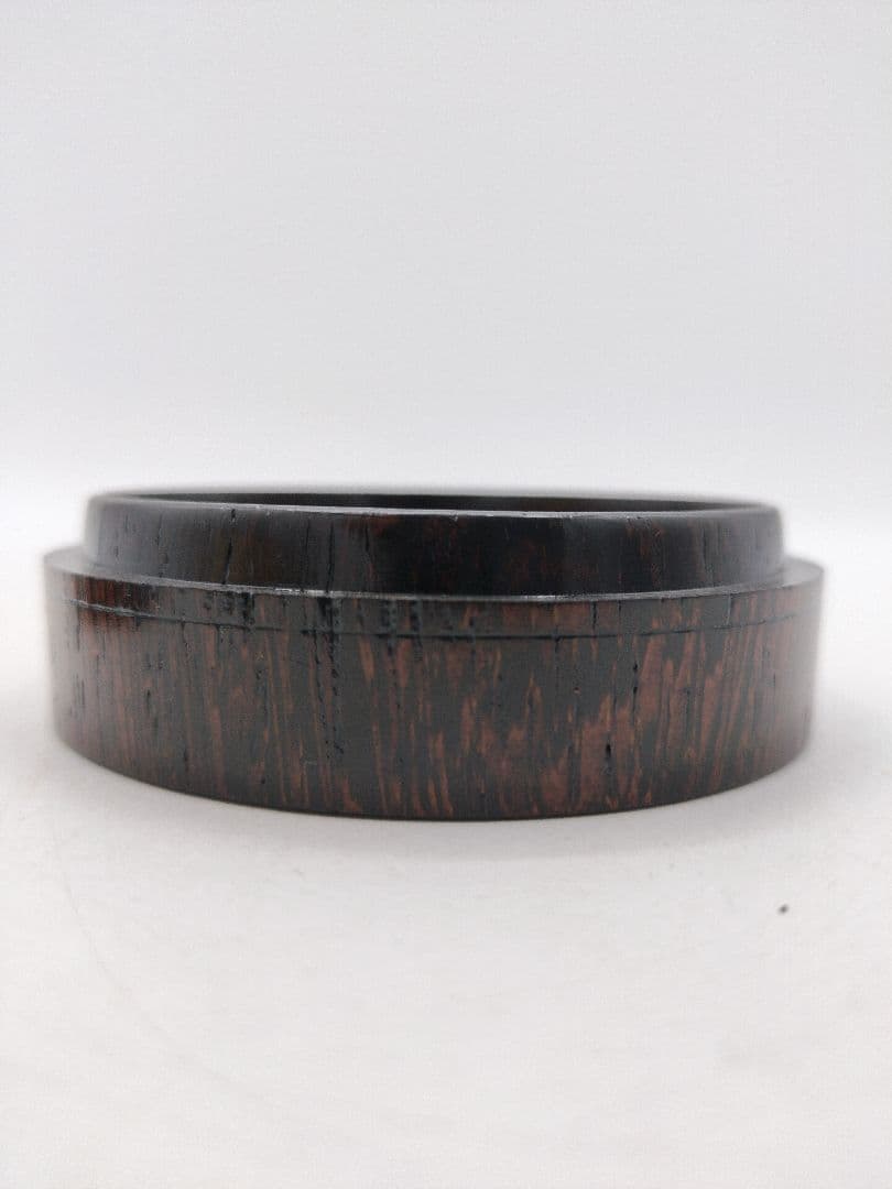 c750【新品・未使用品】 香合 鉄刀木 福田芳朗 山中 木箱 茶道具