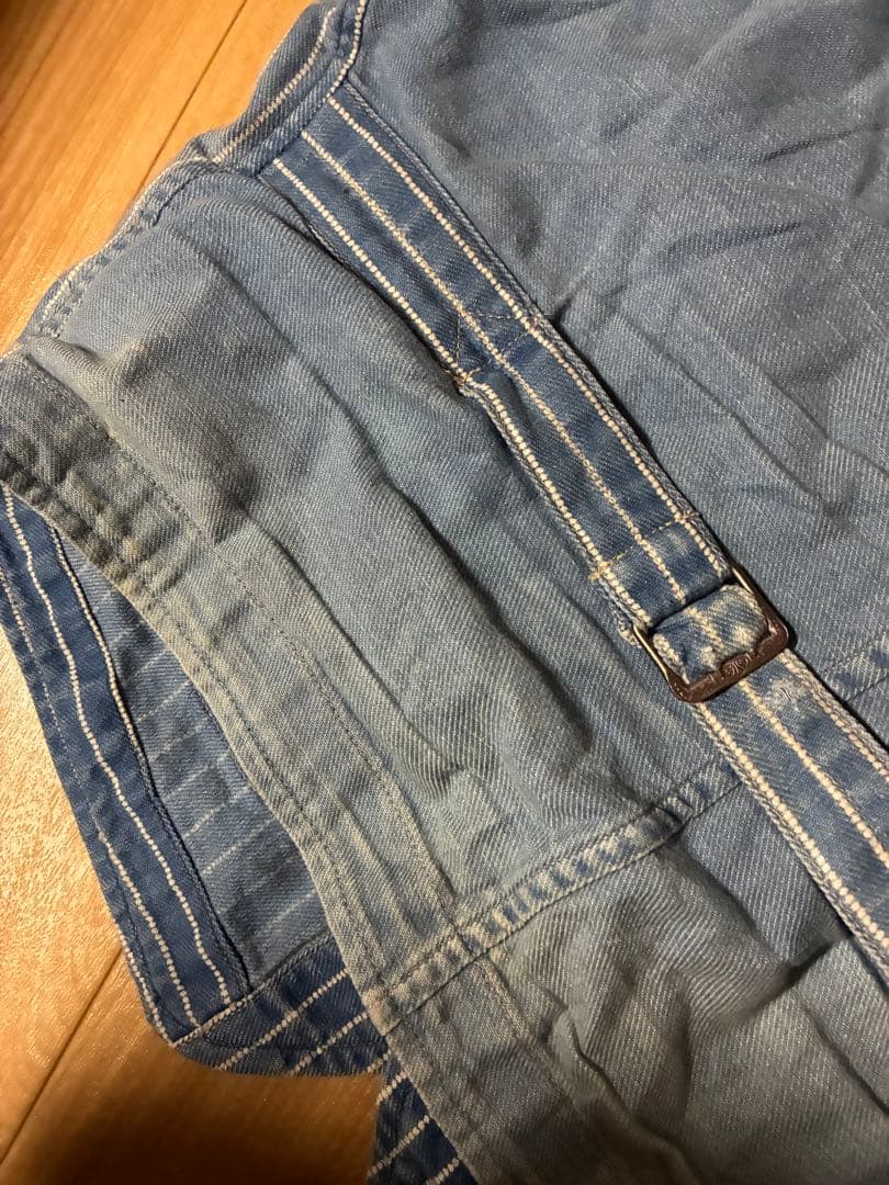 RRL デニム ストライプ ベスト ラルフローレン