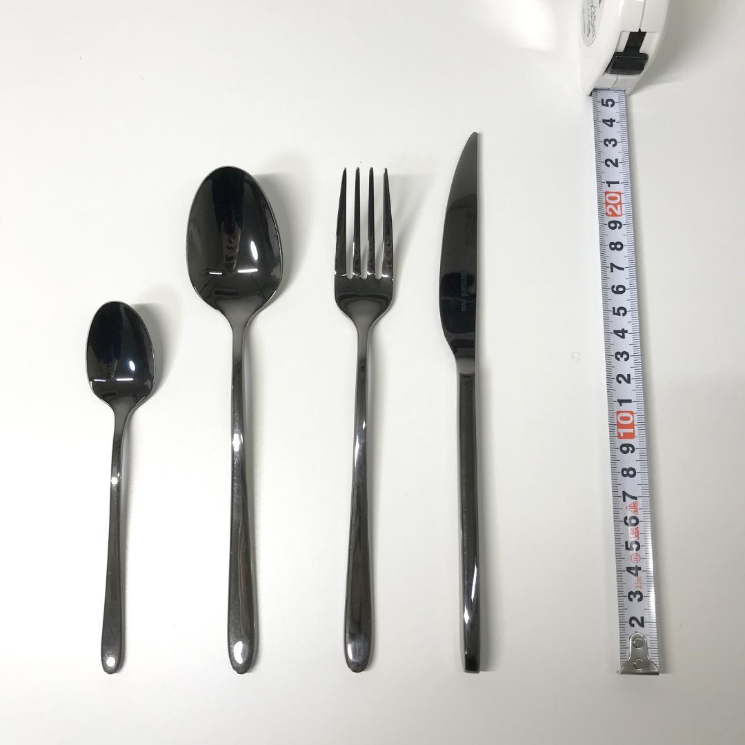 【未使用品】Barazzoni カトラリー 24P チタンシャイン マラカイト