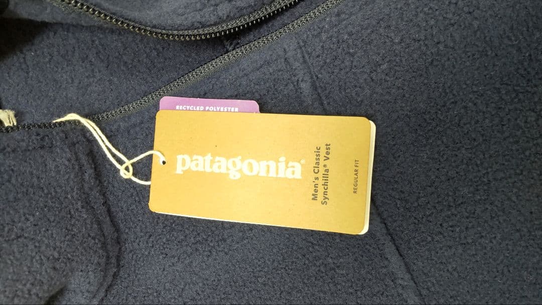新品　パタゴニア　 ネイビー シンチラ　ベスト　フリース　M