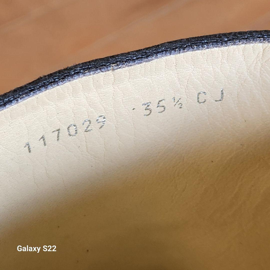 GUCCIグッチGGマーク柄 黒ロングブーツ