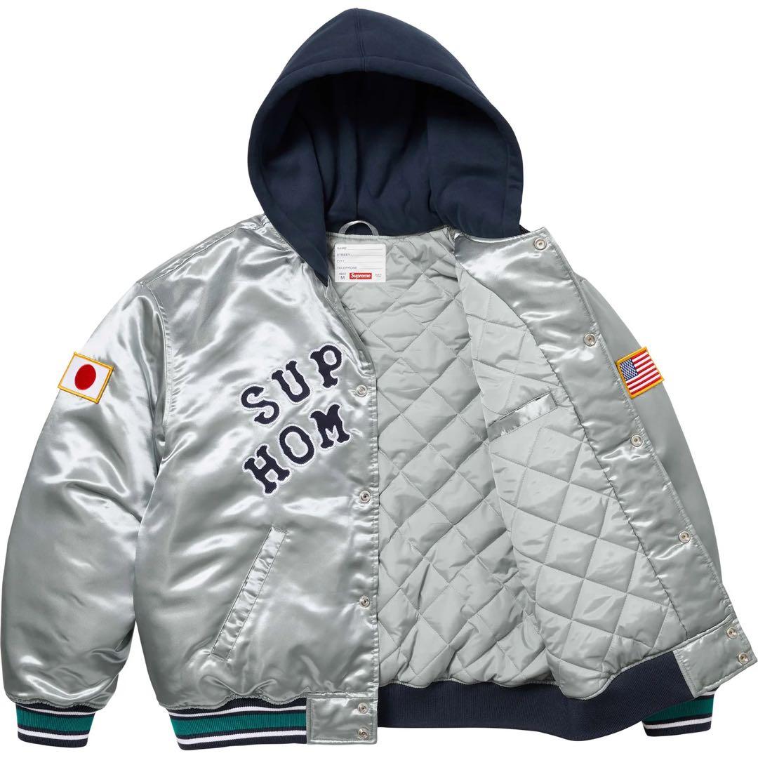 【⚠️お値下げ可】Supreme run Satin Hooded