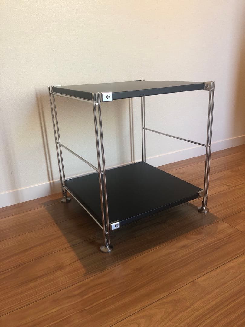 【未使用】無印良品　ステンレスユニットシェルフ　ダークグレー