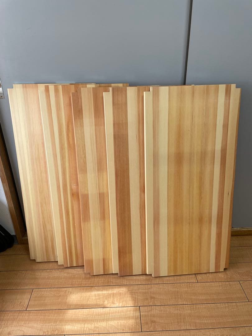 無印良品｜パイン材ユニットシェルフ・棚板・86cm幅用｜5枚セット