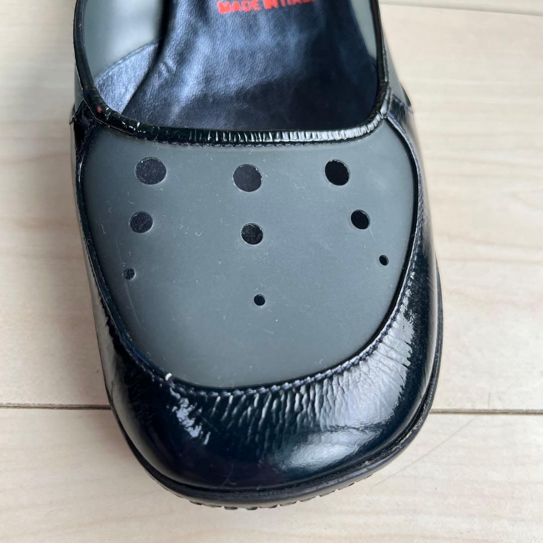 90s-00s miu miu ミュウミュウ ミュール サンダル エナメル