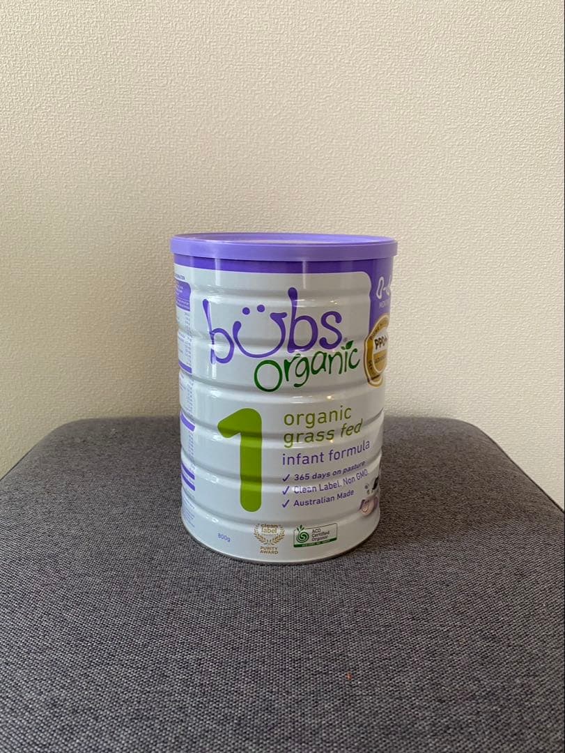 新品　bubs organic 1 粉ミルク 3缶セット　バブズ　オーガニック