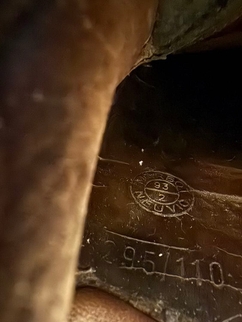 フレンチアーミー　ダブルストラップコンバットブーツ　ヴィンテージ