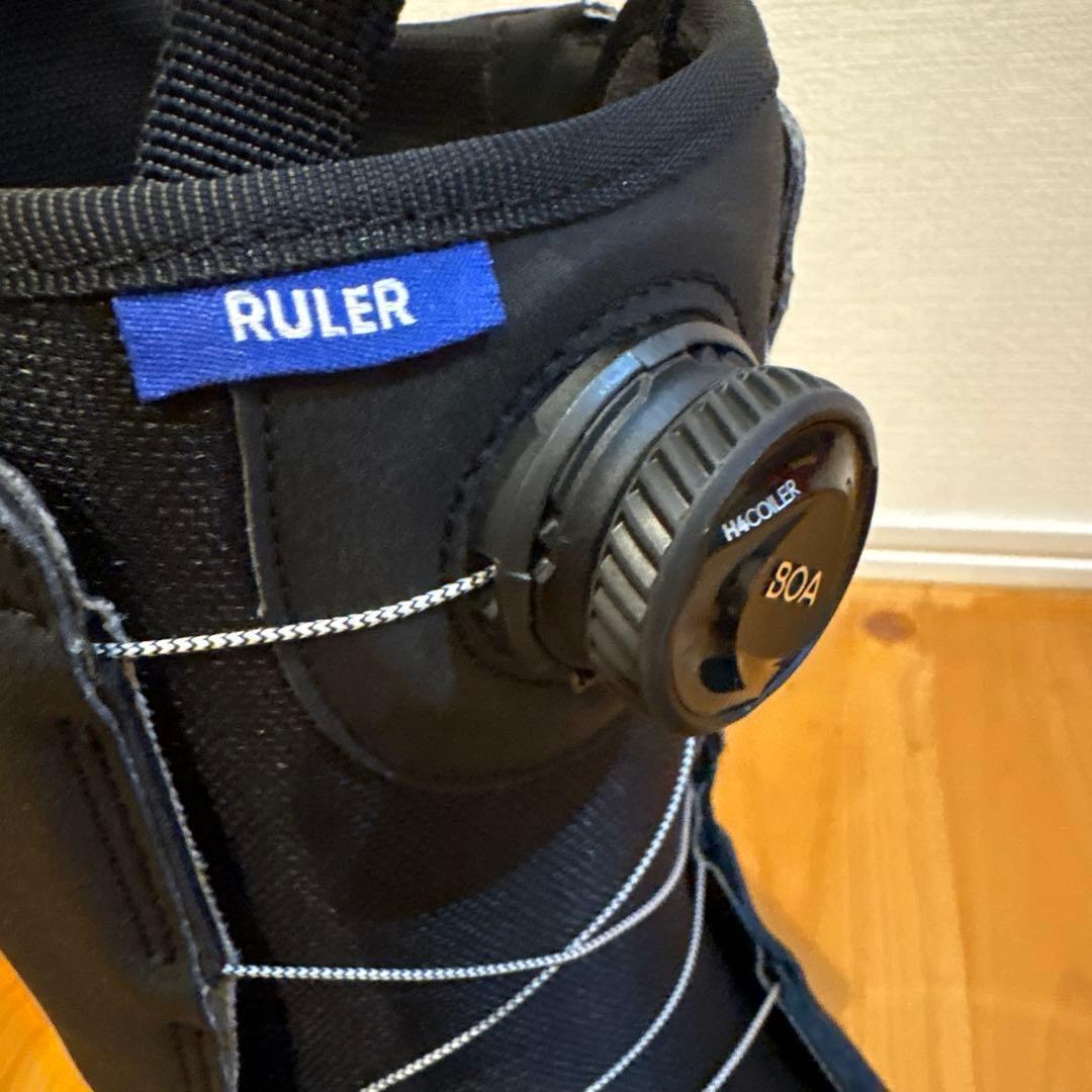 ジャンク品片足バートンRULER スノーボードブーツ ブラック