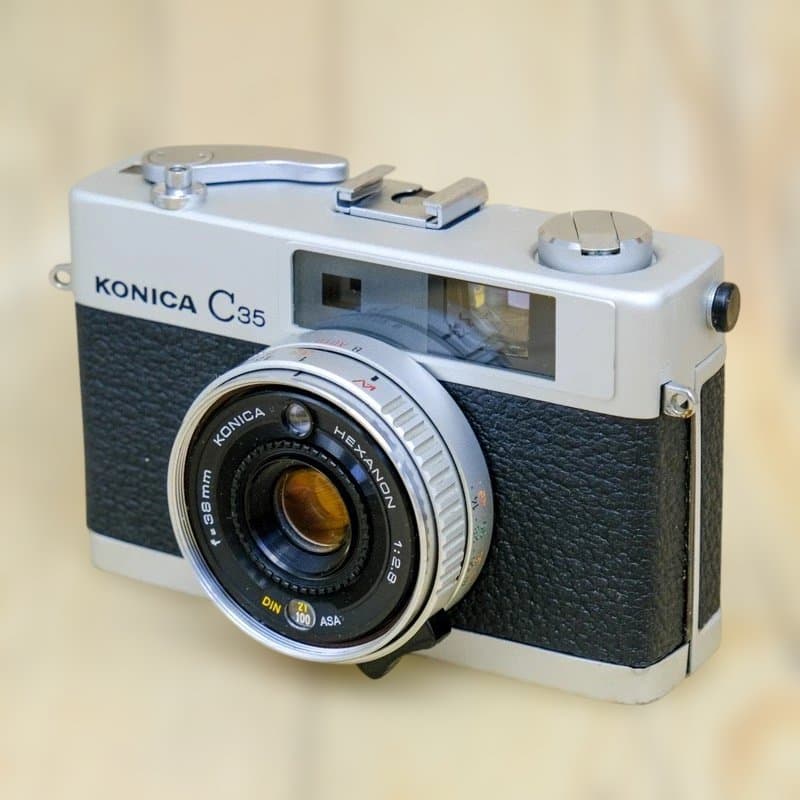 【整備品】珍品　KONICA C35 コニカ シルバーカウンター