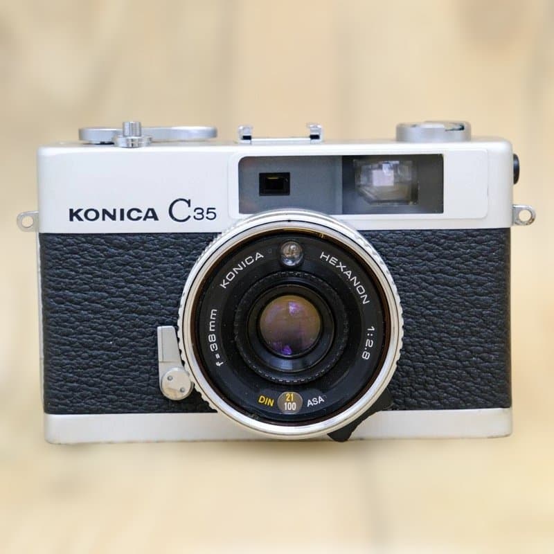 【整備品】珍品　KONICA C35 コニカ シルバーカウンター