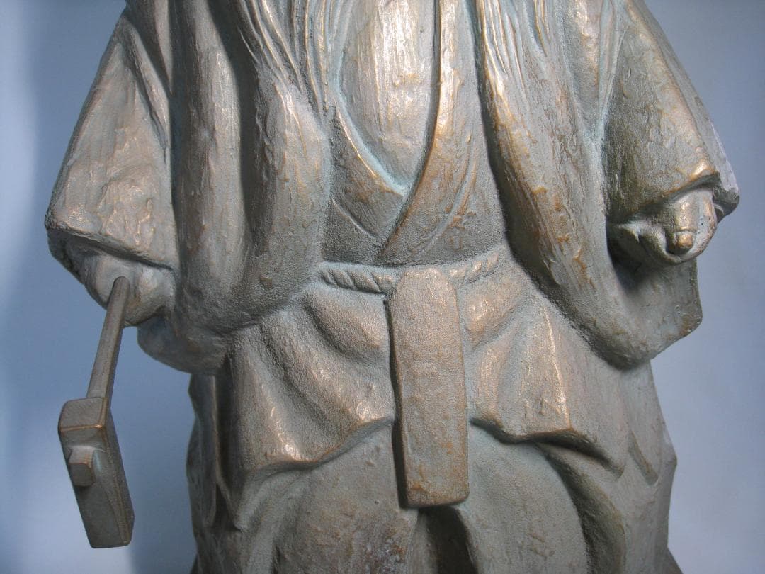 米田美昭　【小狐丸】ブロンズ製　高さ約57㎝　伝説の剣三条小鍛冶宗近にまつわる話