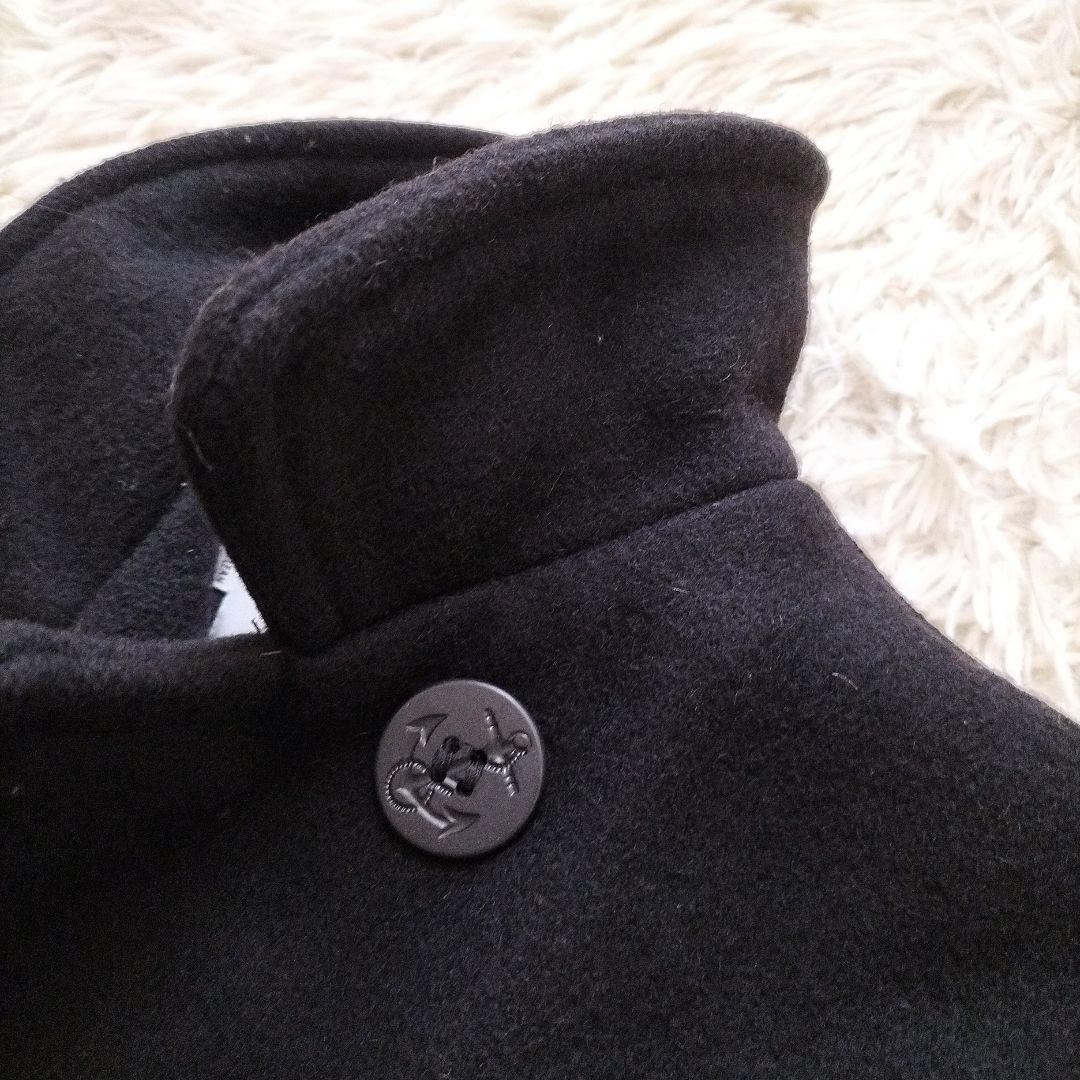 美品 USA製 ショット 740N メルトンウール ピーコート ブラック 20