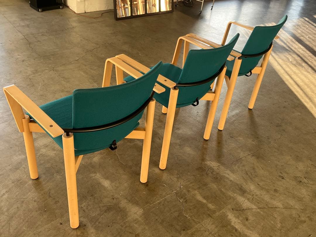 ホウトク ポストモダン調チェア3脚セット